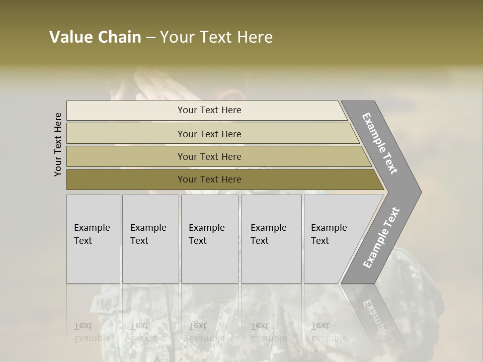 Military Peace Soldier PowerPoint Template