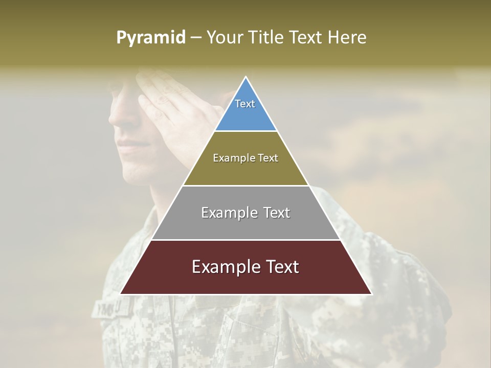 Military Peace Soldier PowerPoint Template