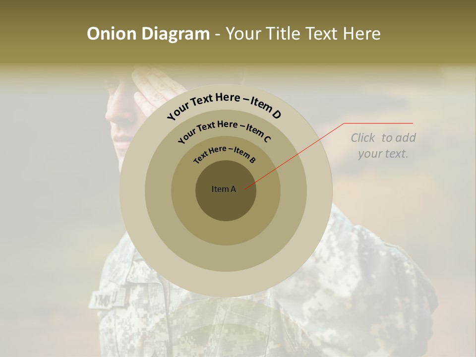 Military Peace Soldier PowerPoint Template
