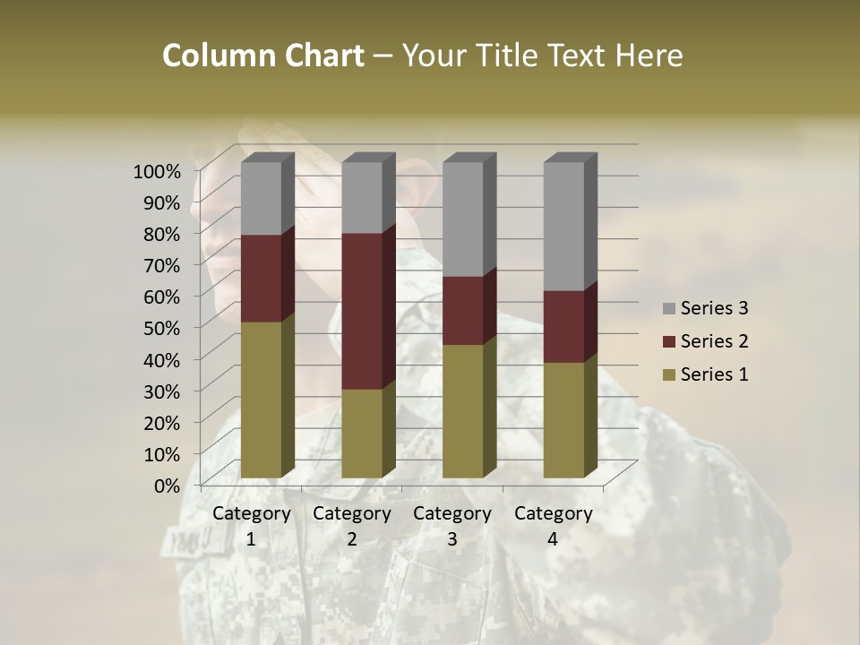 Military Peace Soldier PowerPoint Template