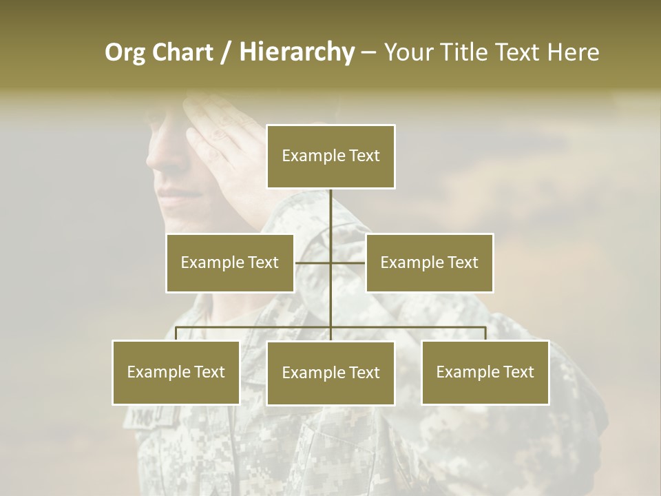 Military Peace Soldier PowerPoint Template