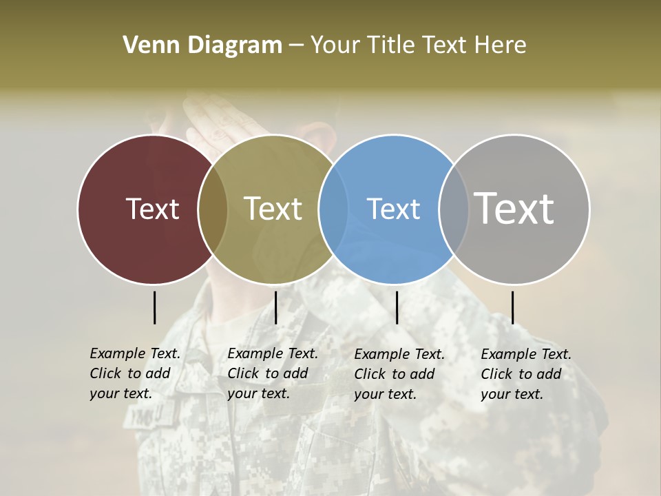 Military Peace Soldier PowerPoint Template