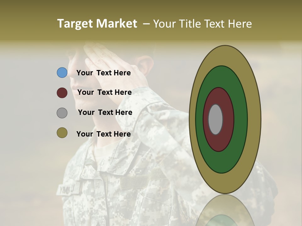 Military Peace Soldier PowerPoint Template