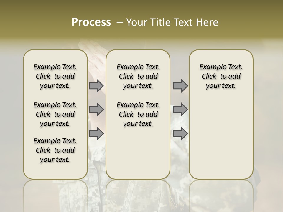Military Peace Soldier PowerPoint Template