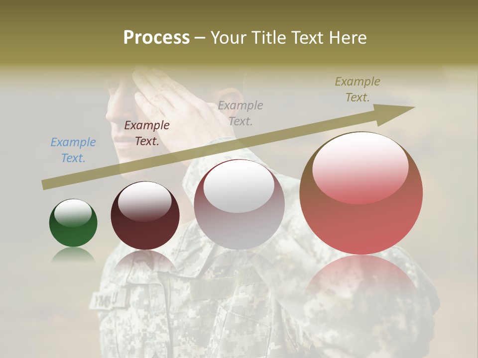 Military Peace Soldier PowerPoint Template