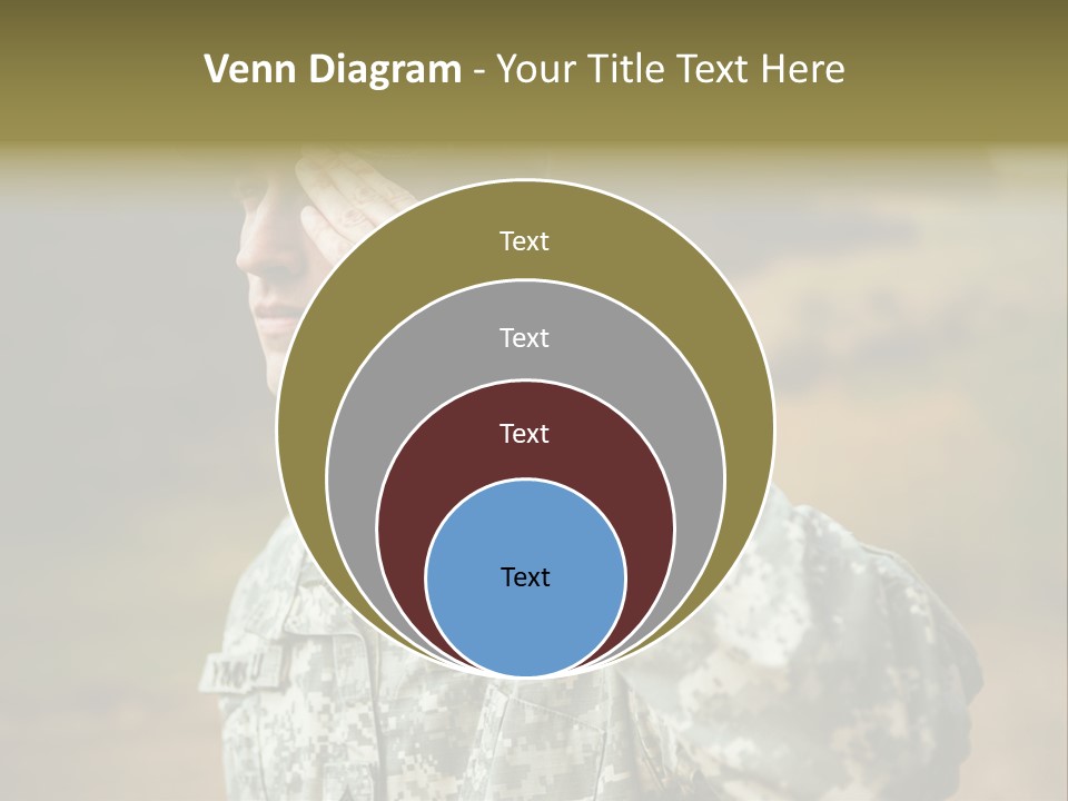 Military Peace Soldier PowerPoint Template