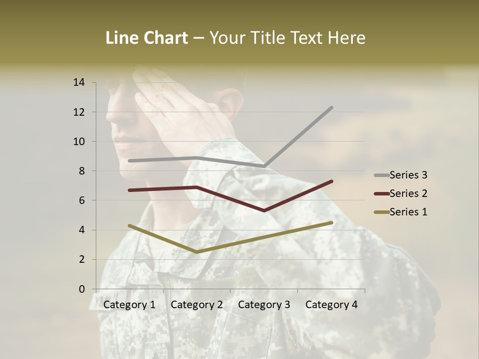 Military Peace Soldier PowerPoint Template