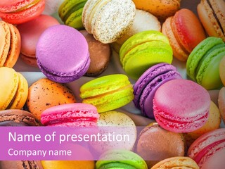 Colorful Background Horizontal PowerPoint Template