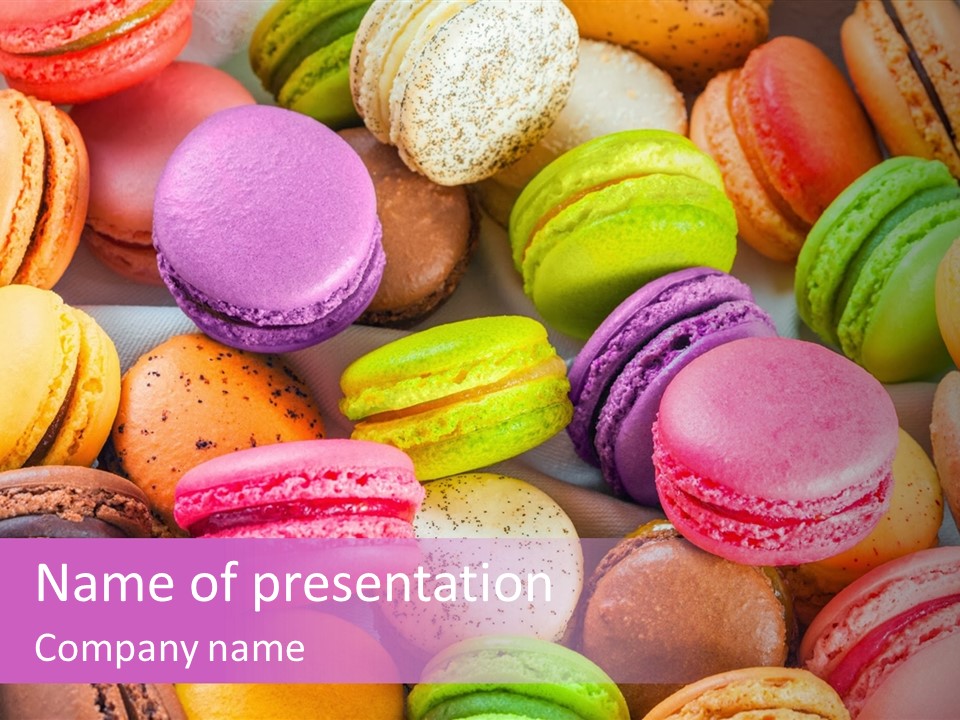 Colorful Background Horizontal PowerPoint Template