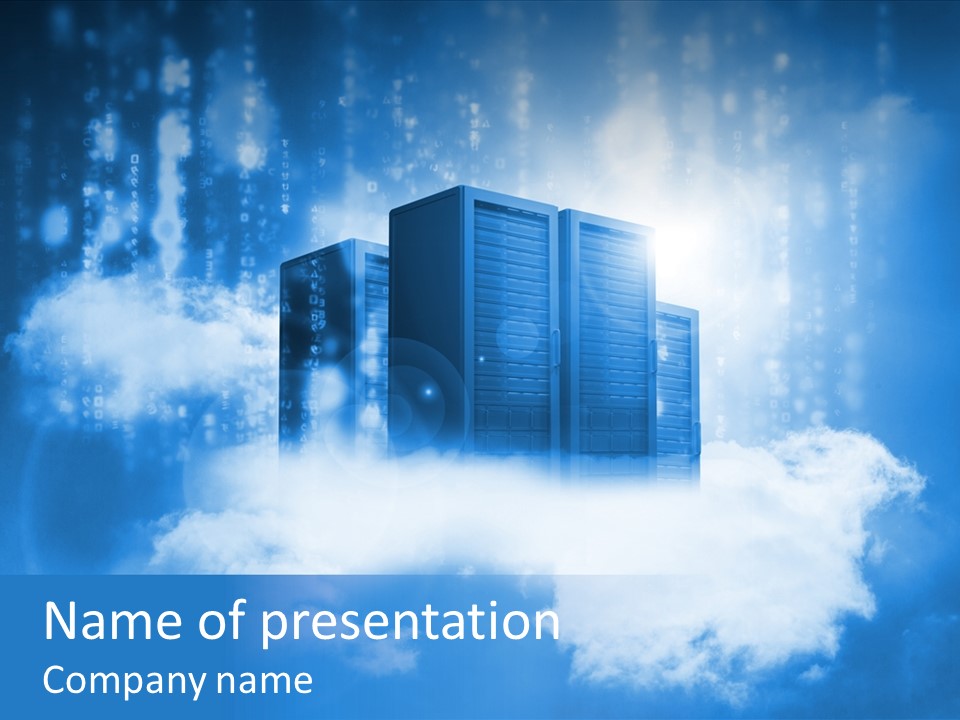 Database Data Network PowerPoint Template