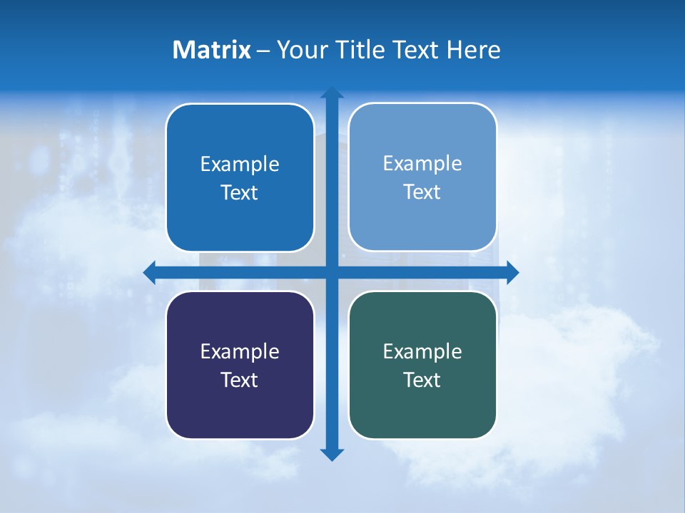 Database Data Network PowerPoint Template