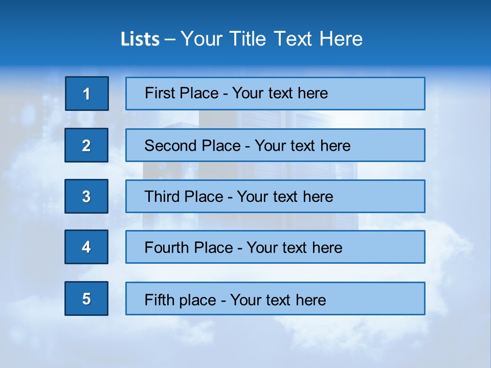 Database Data Network PowerPoint Template