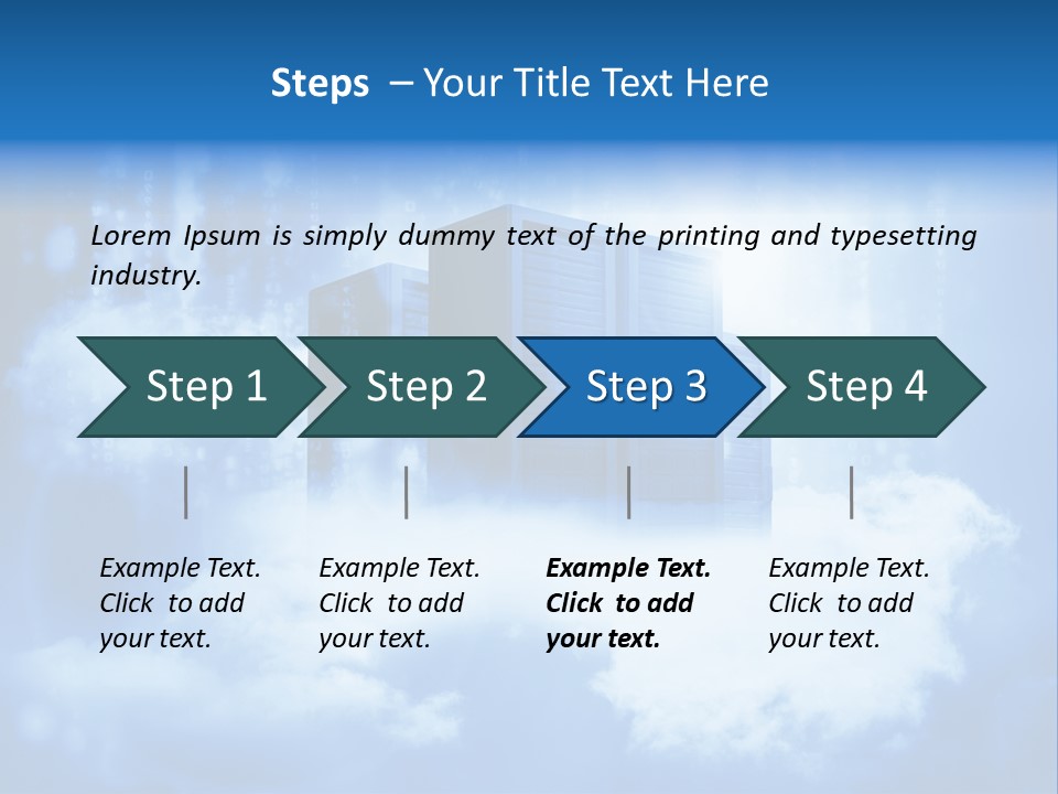 Database Data Network PowerPoint Template