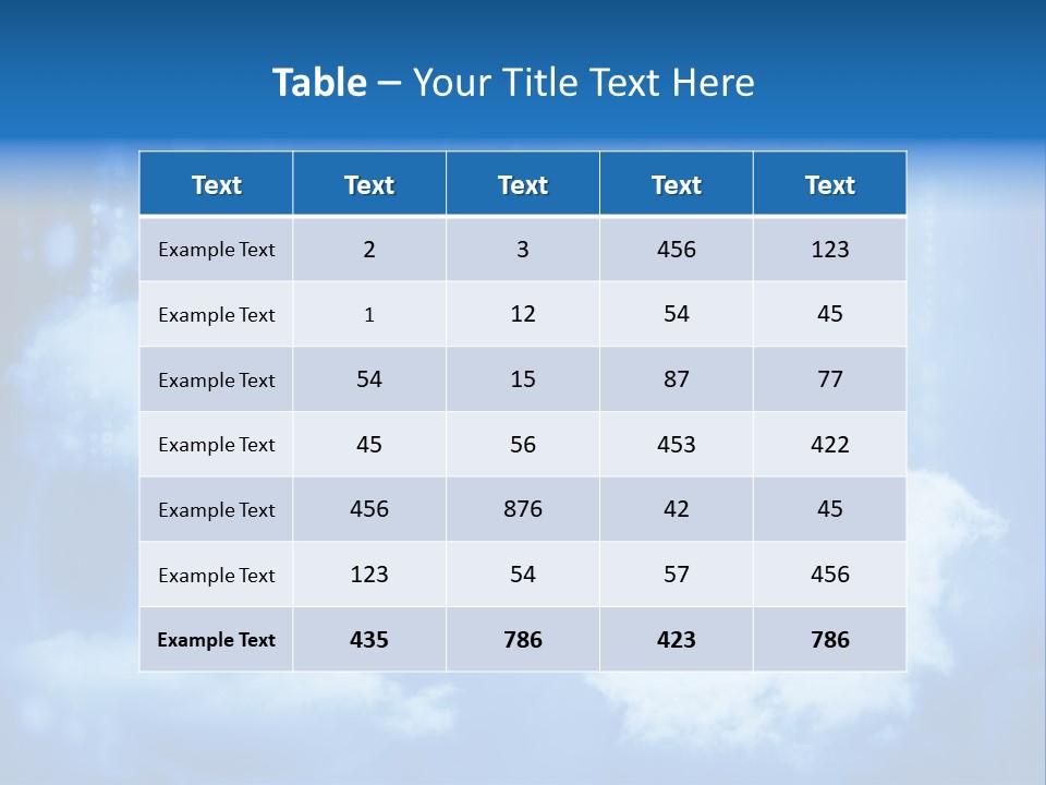 Database Data Network PowerPoint Template