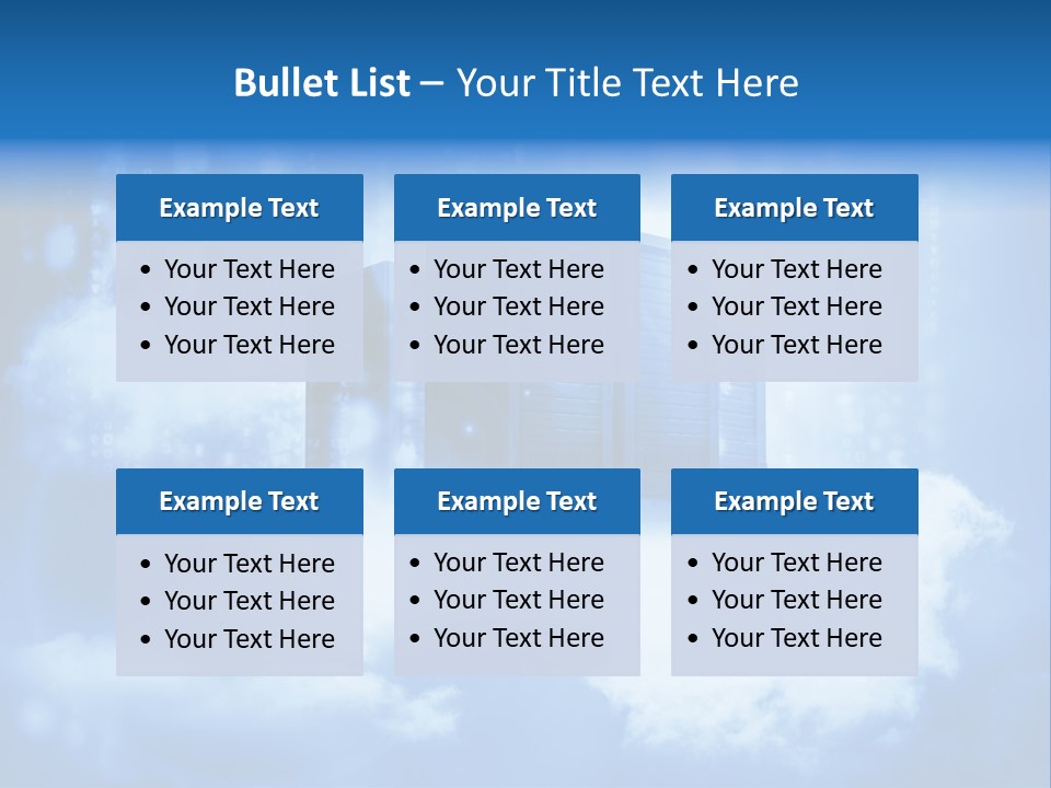 Database Data Network PowerPoint Template