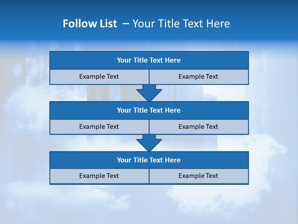 Database Data Network PowerPoint Template
