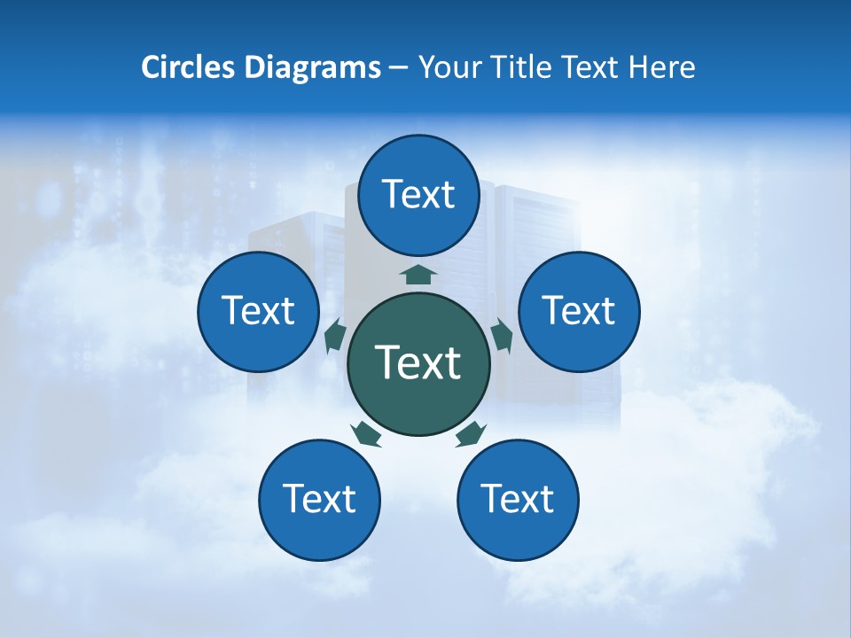 Database Data Network PowerPoint Template