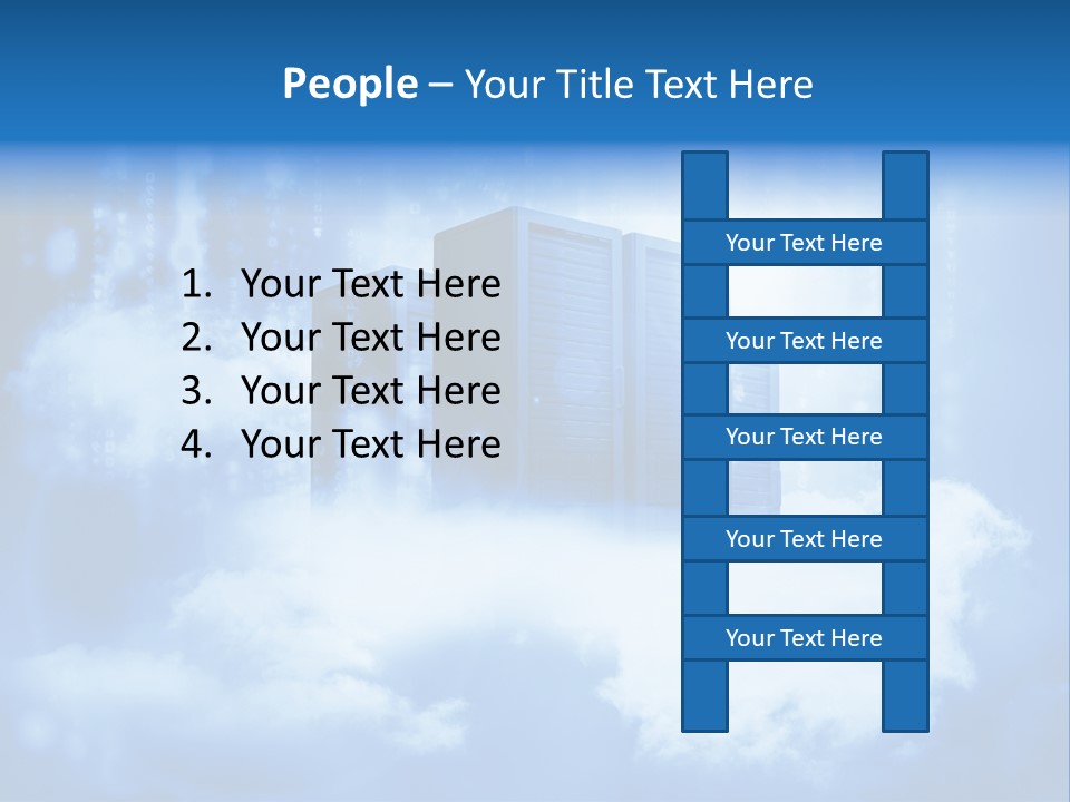 Database Data Network PowerPoint Template