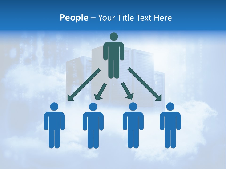 Database Data Network PowerPoint Template