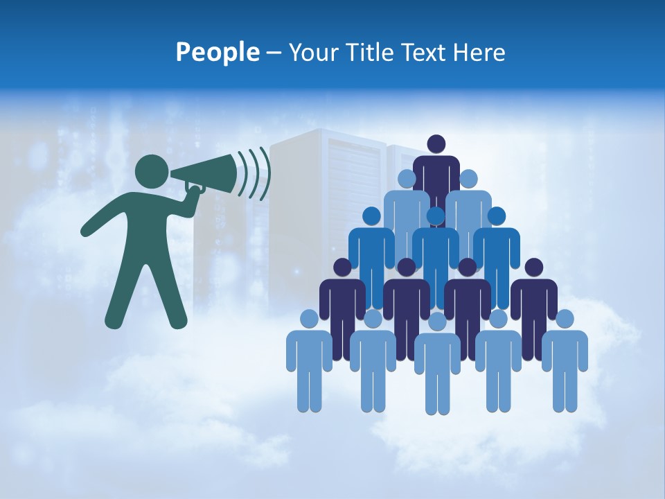 Database Data Network PowerPoint Template