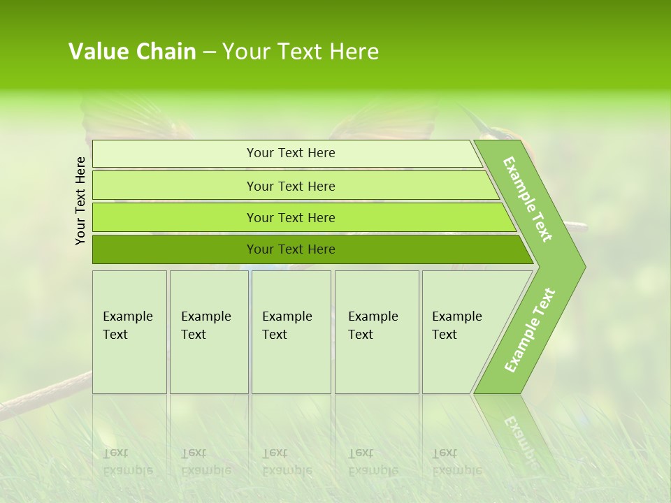 Yellow Wild Image PowerPoint Template