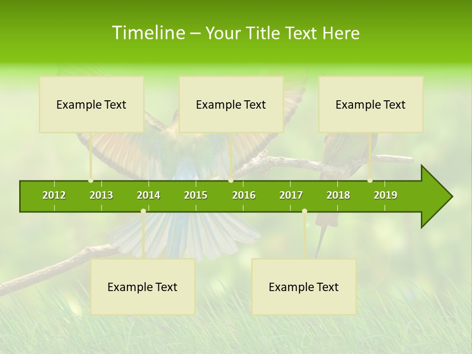 Yellow Wild Image PowerPoint Template