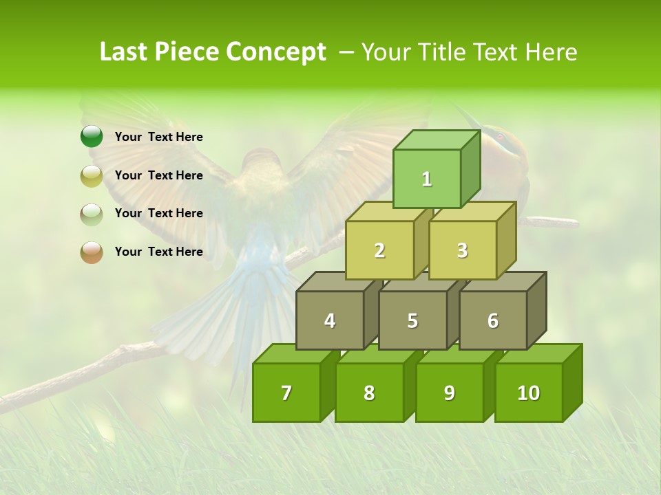 Yellow Wild Image PowerPoint Template