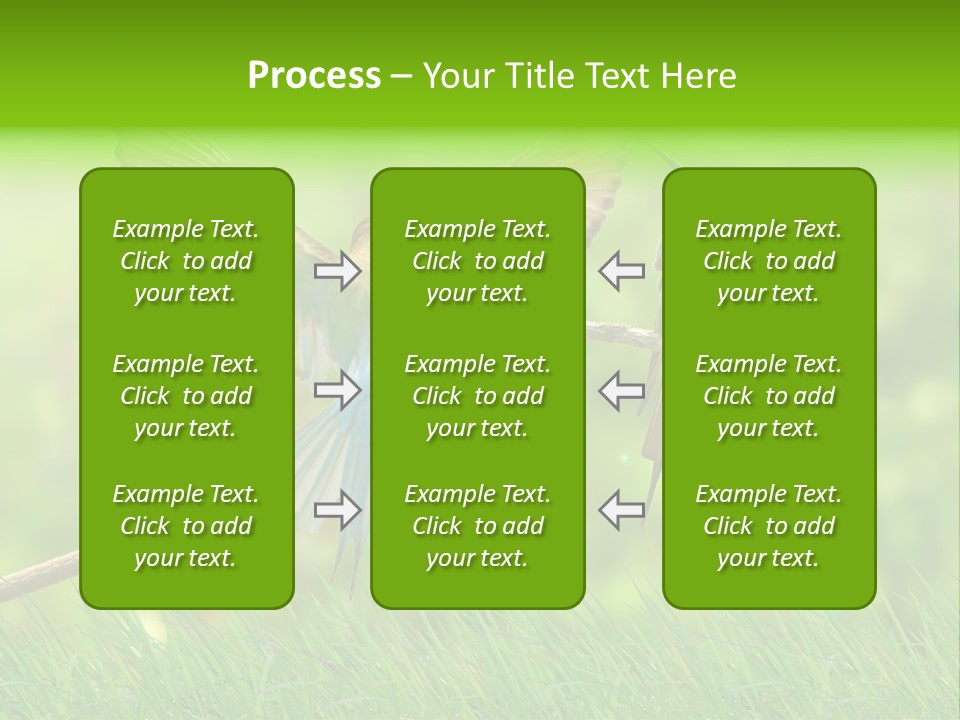 Yellow Wild Image PowerPoint Template