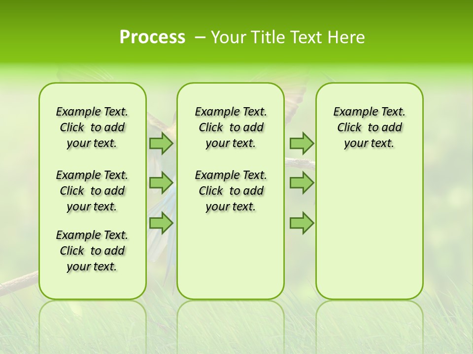 Yellow Wild Image PowerPoint Template