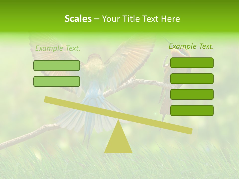 Yellow Wild Image PowerPoint Template