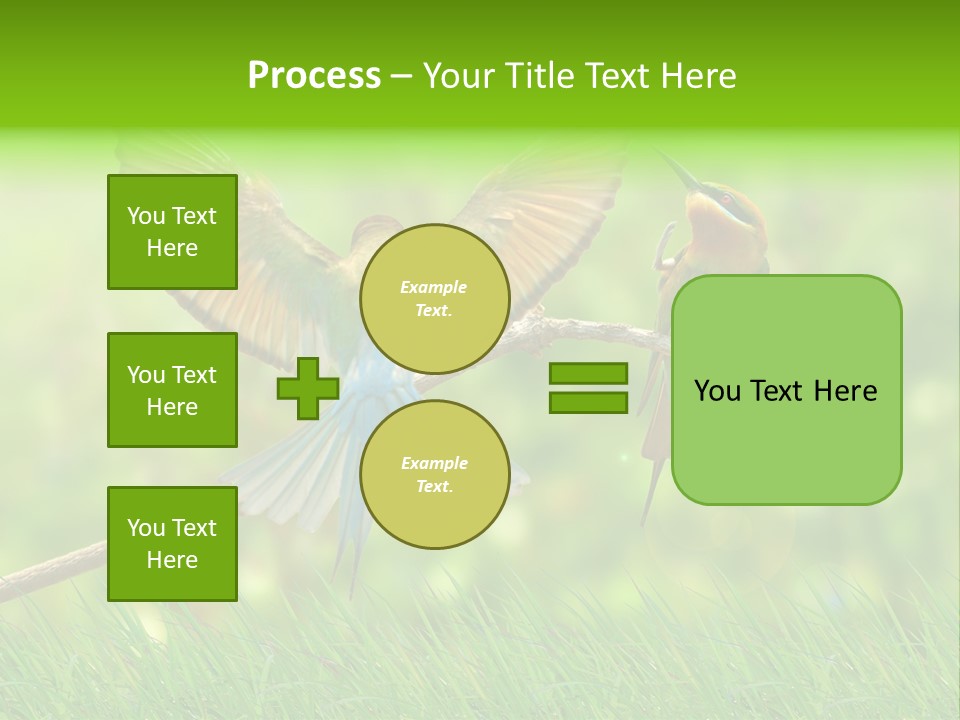 Yellow Wild Image PowerPoint Template