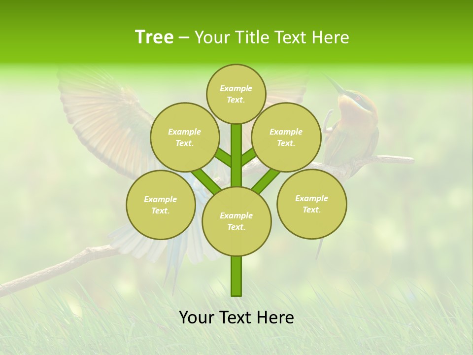 Yellow Wild Image PowerPoint Template