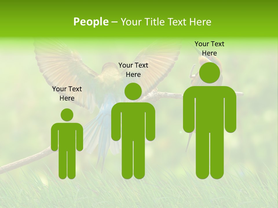 Yellow Wild Image PowerPoint Template