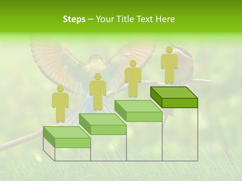 Yellow Wild Image PowerPoint Template