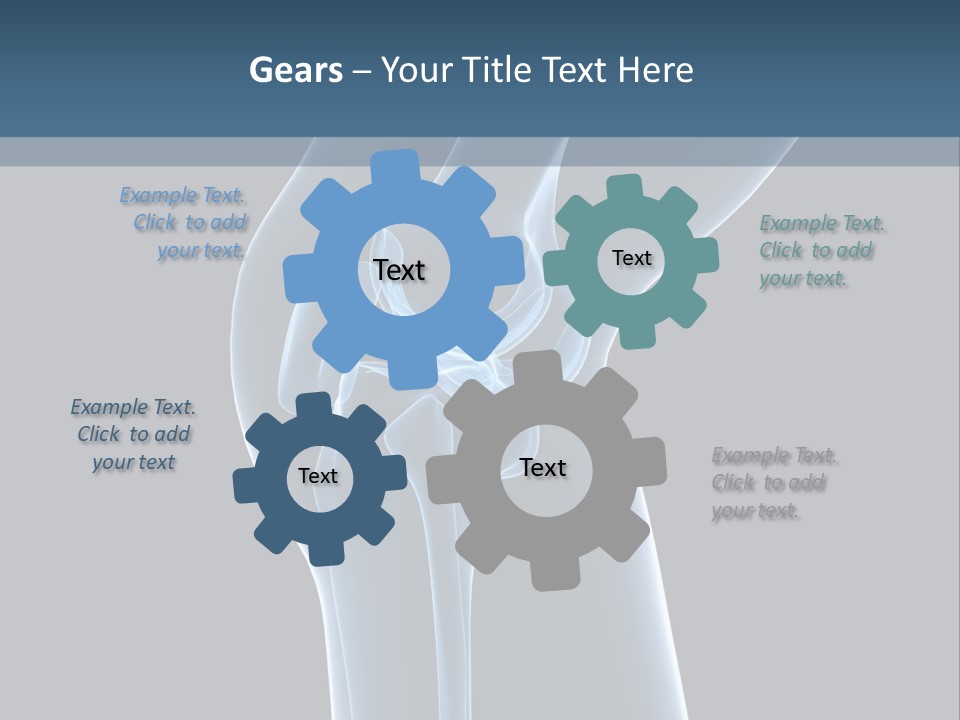 Osteoporosis Biology Backache PowerPoint Template
