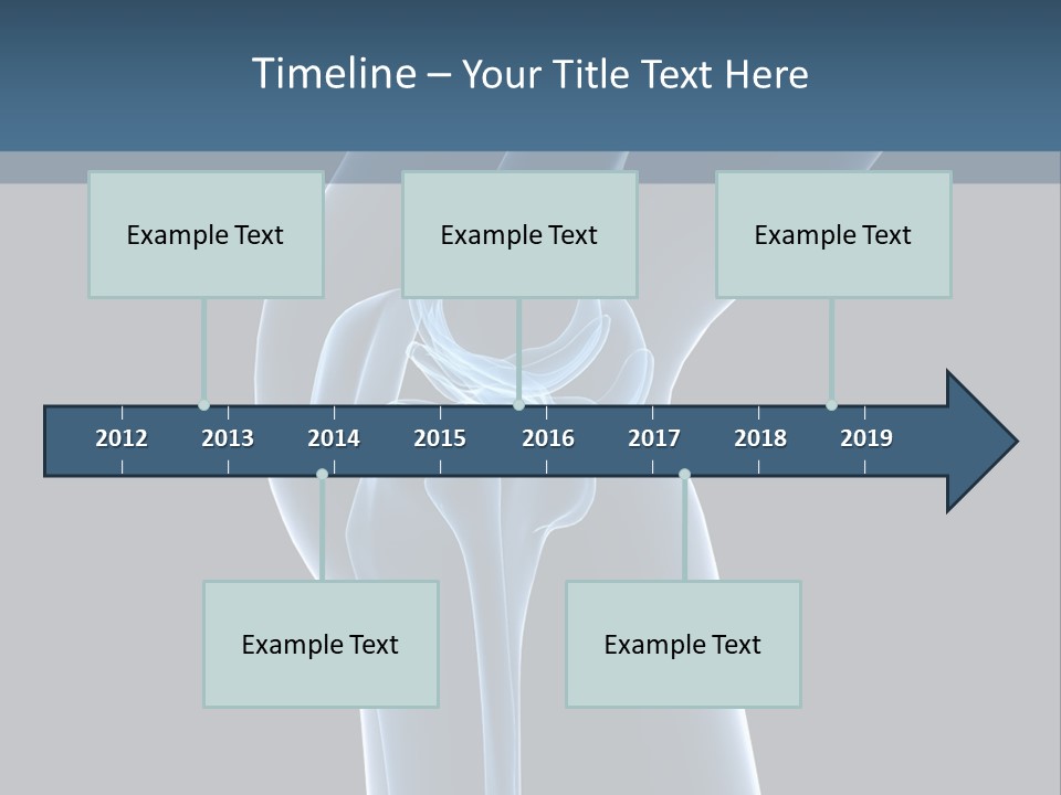 Osteoporosis Biology Backache PowerPoint Template