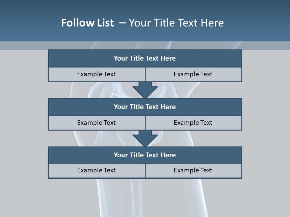 Osteoporosis Biology Backache PowerPoint Template