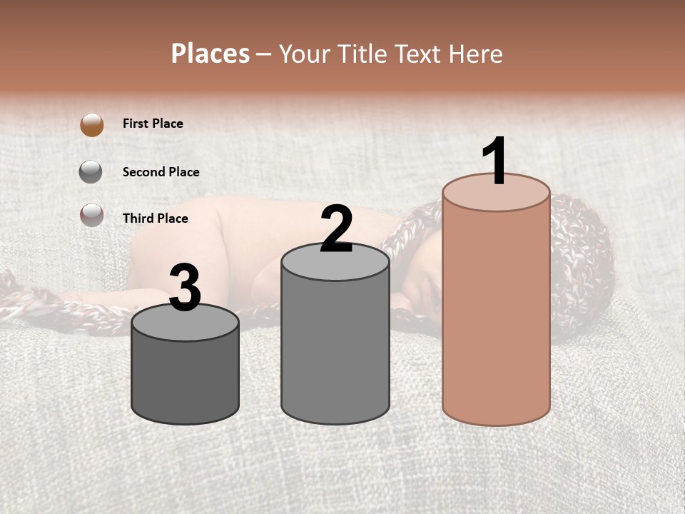 Childhood Crochet Skin PowerPoint Template