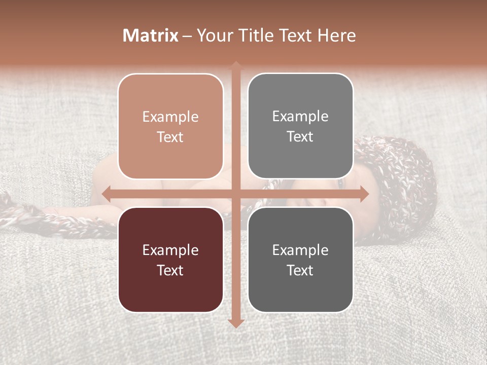 Childhood Crochet Skin PowerPoint Template