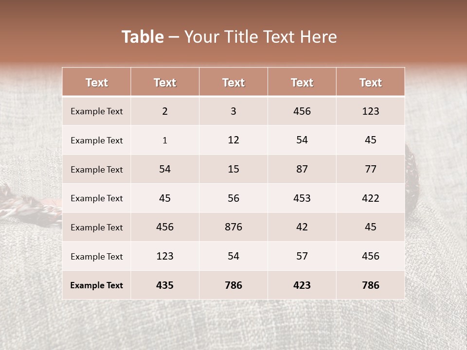 Childhood Crochet Skin PowerPoint Template