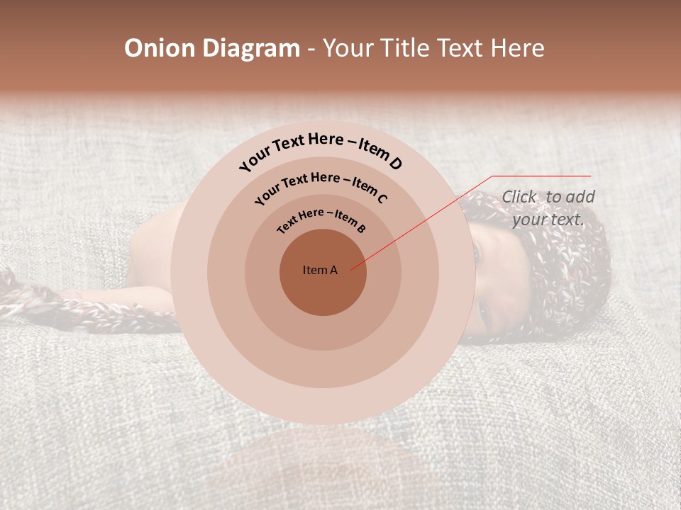 Childhood Crochet Skin PowerPoint Template