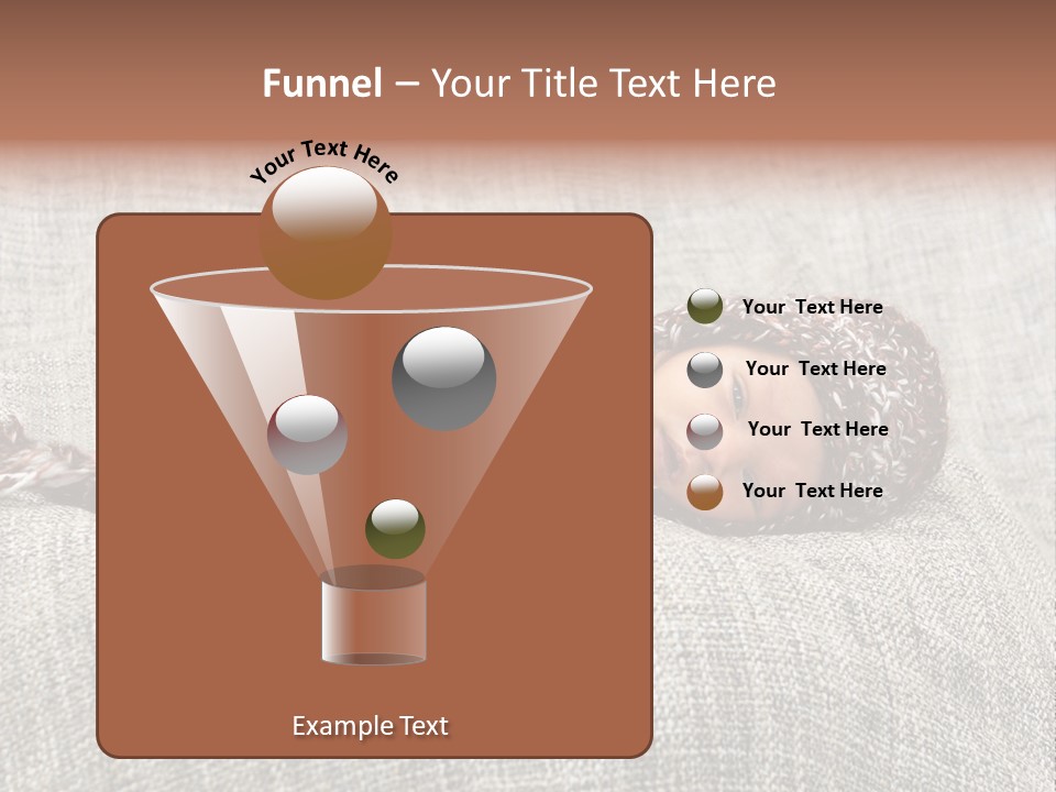 Childhood Crochet Skin PowerPoint Template
