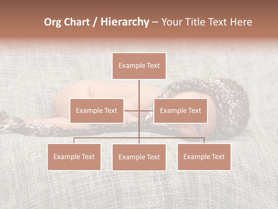 Childhood Crochet Skin PowerPoint Template