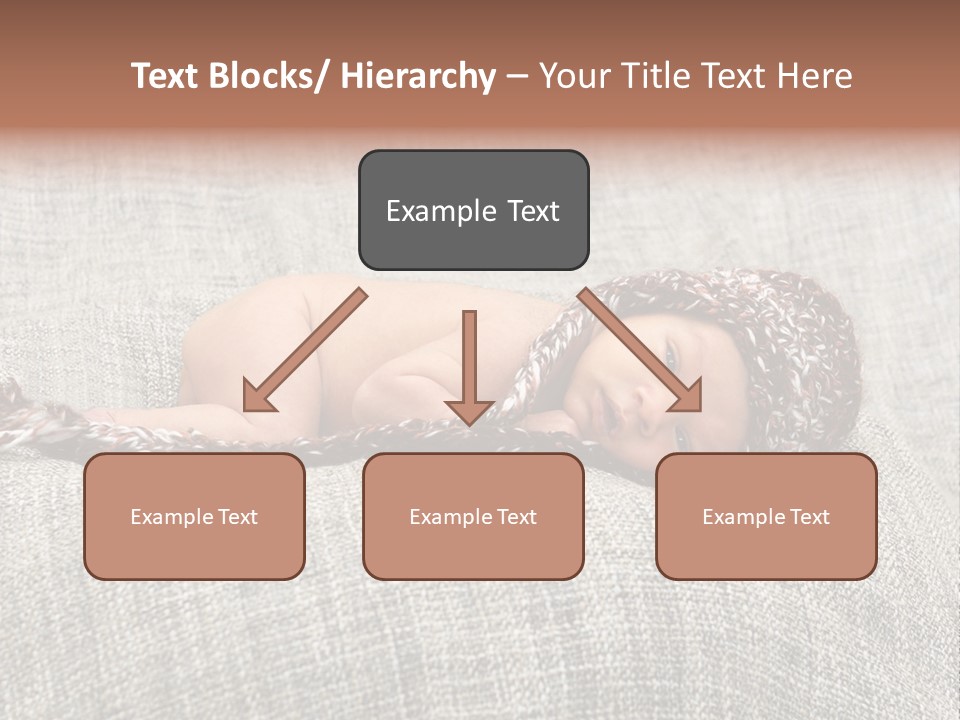 Childhood Crochet Skin PowerPoint Template