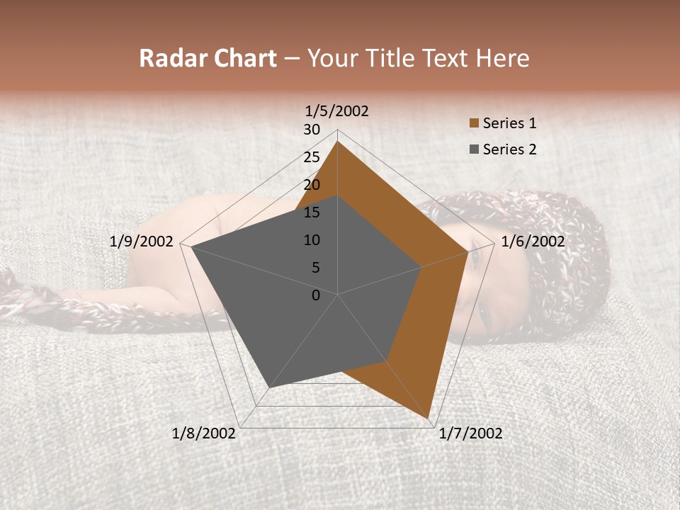 Childhood Crochet Skin PowerPoint Template