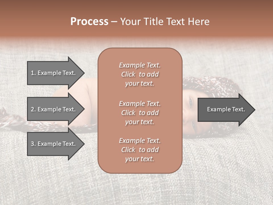 Childhood Crochet Skin PowerPoint Template