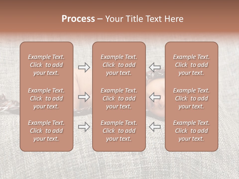 Childhood Crochet Skin PowerPoint Template