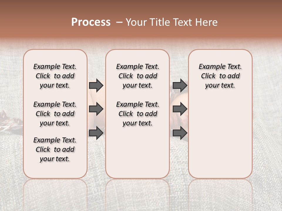 Childhood Crochet Skin PowerPoint Template
