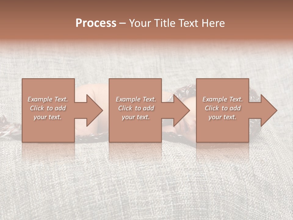 Childhood Crochet Skin PowerPoint Template