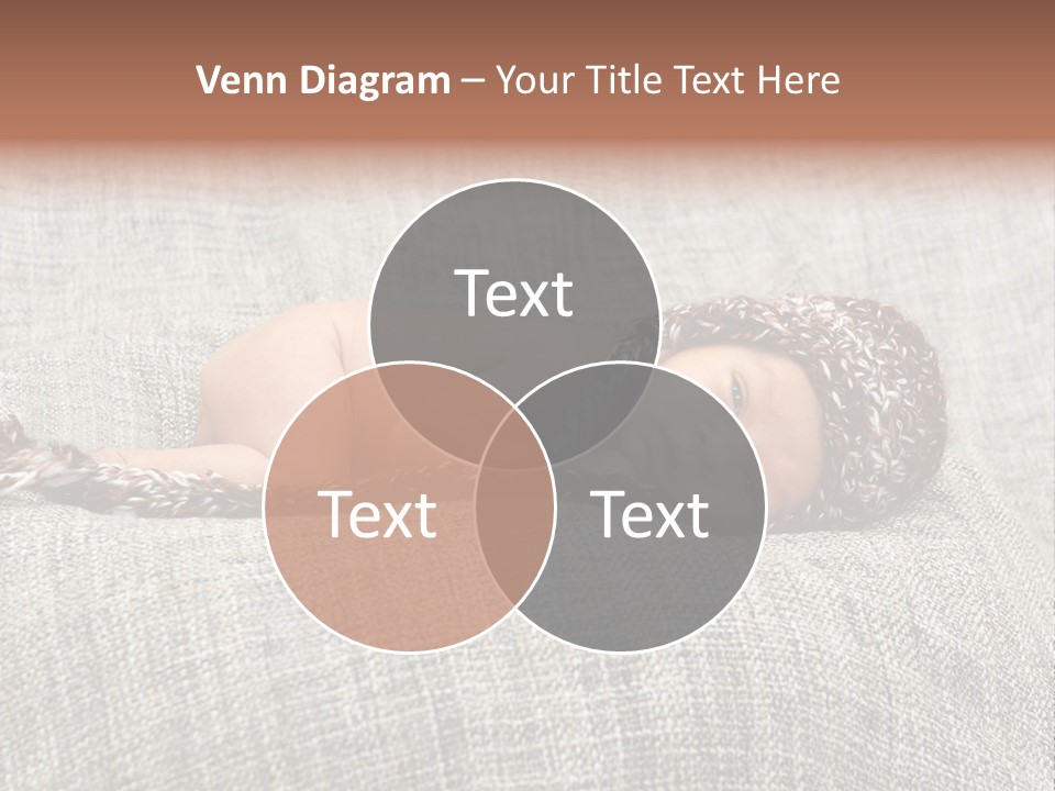 Childhood Crochet Skin PowerPoint Template